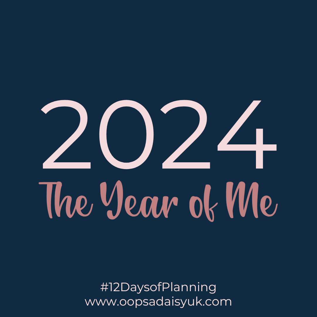 12 Days of Planning 2024 - The Year of Me!