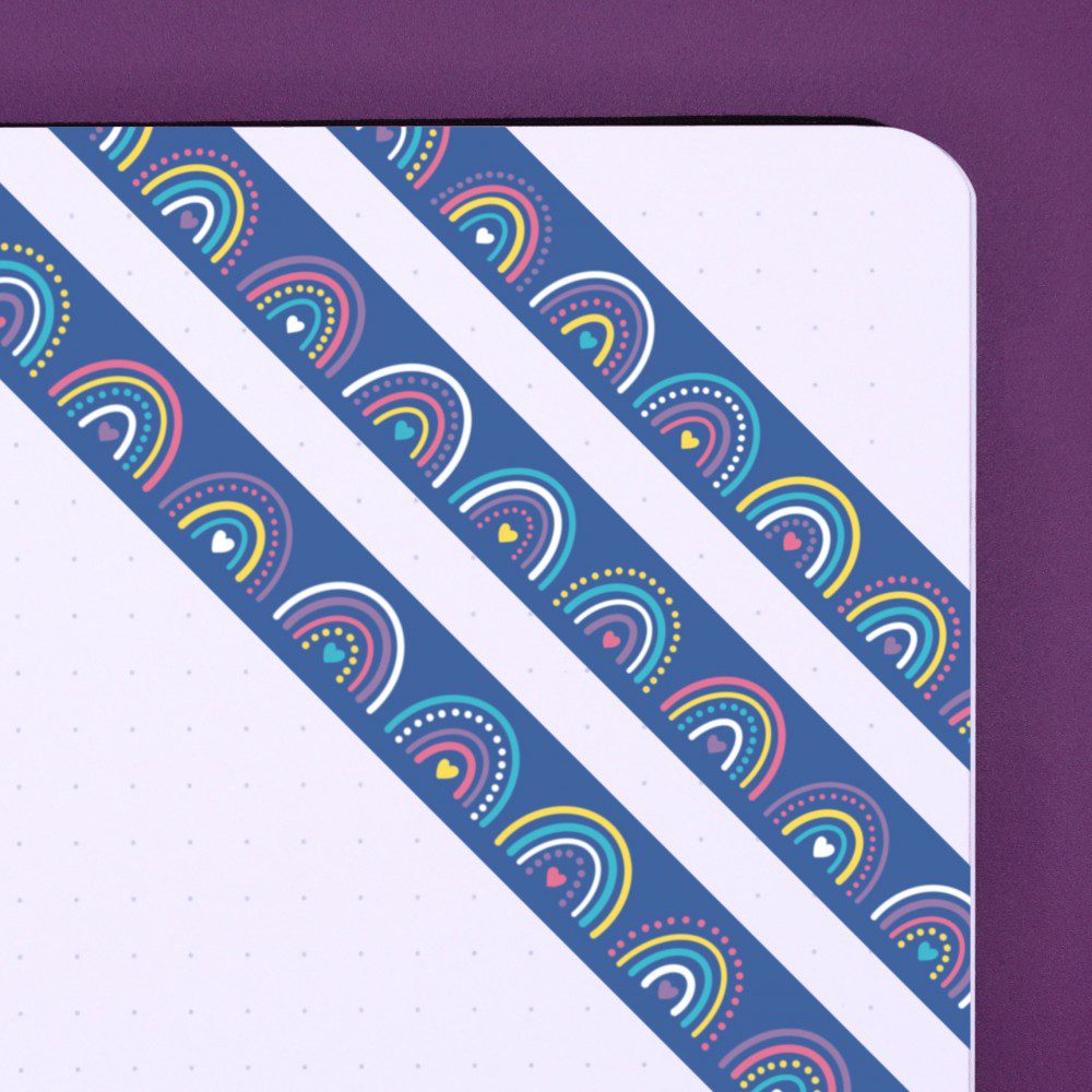 Rainbow Night Washi Tape - Night