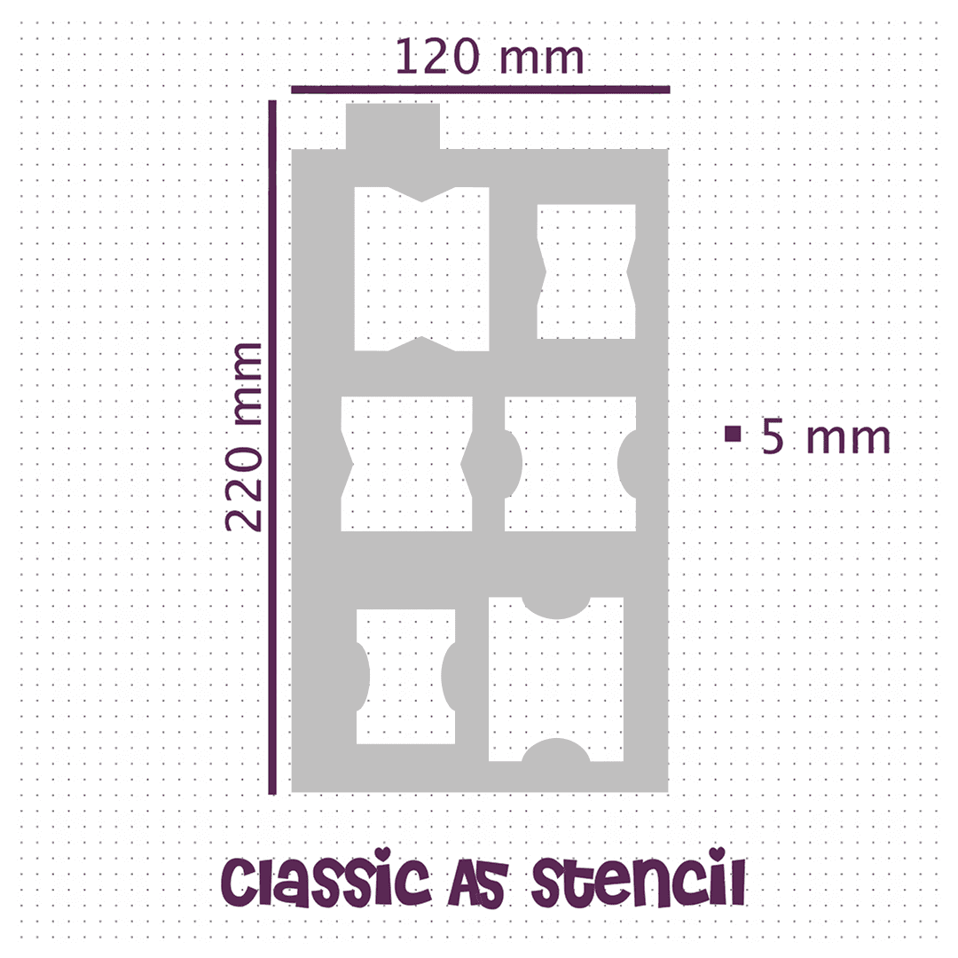 Tab Maker - Classic A5 Journal Stencil