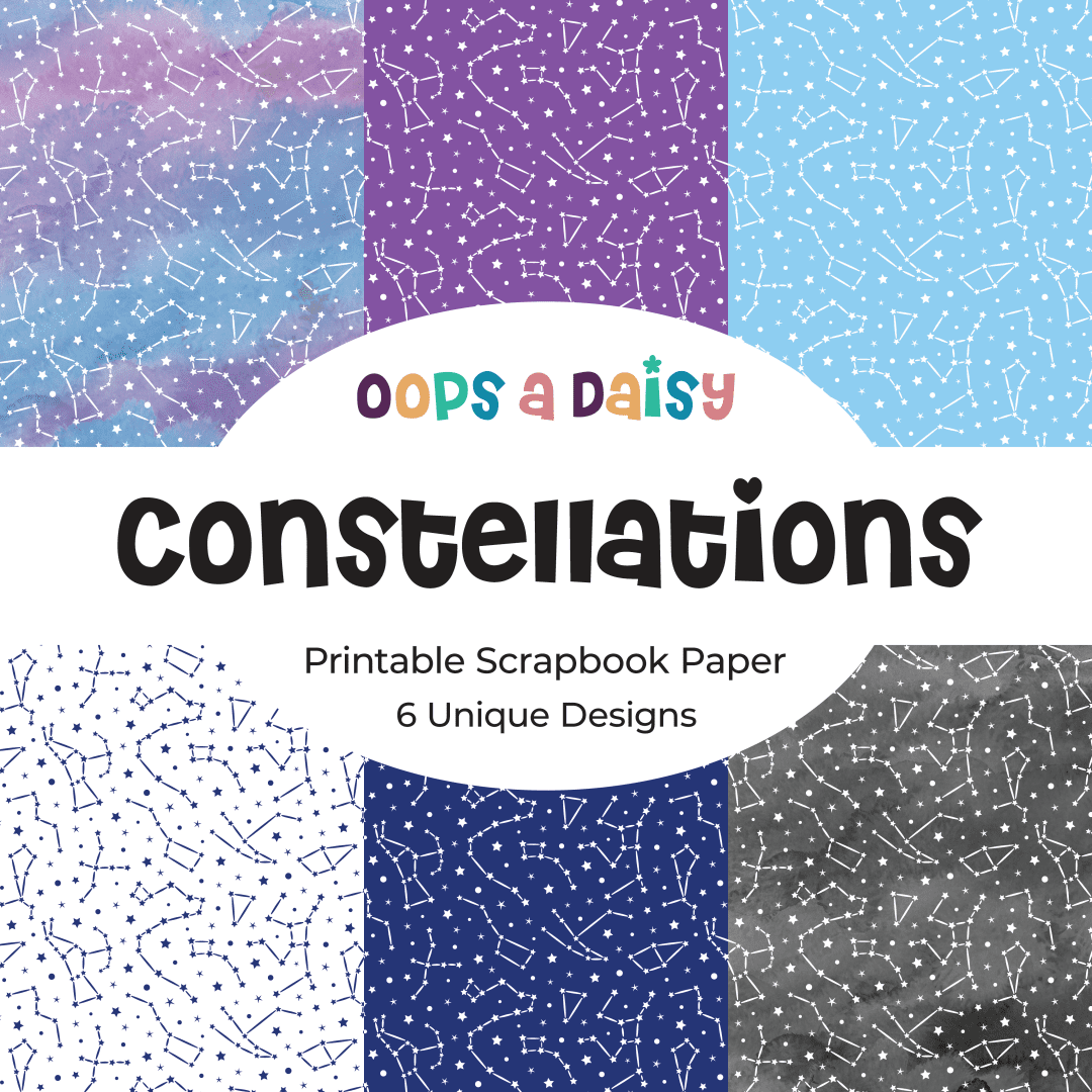 Constellations - Pattern Printables - Digital Download