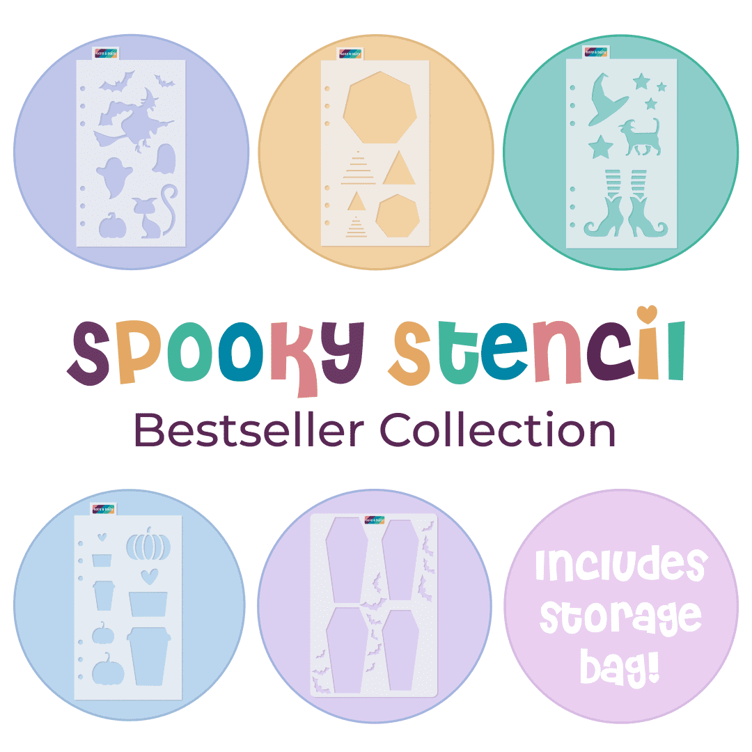 Halloween Stencil Bestseller Collection - Save 25%