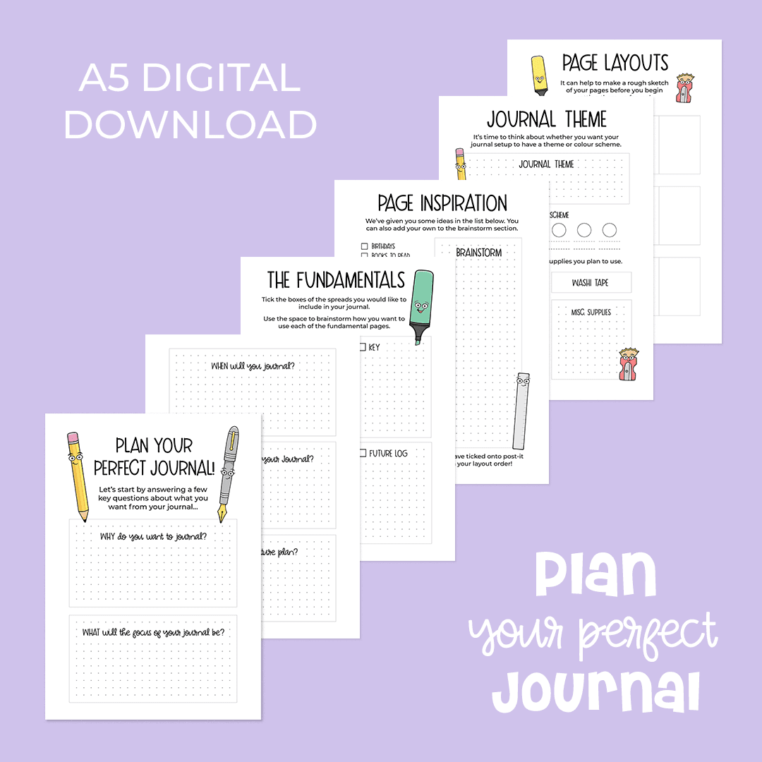 Plan Your Perfect Journal - Journal Printable