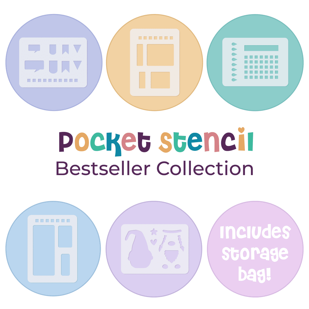 Pocket Stencil Bestseller Collection - Save 25%