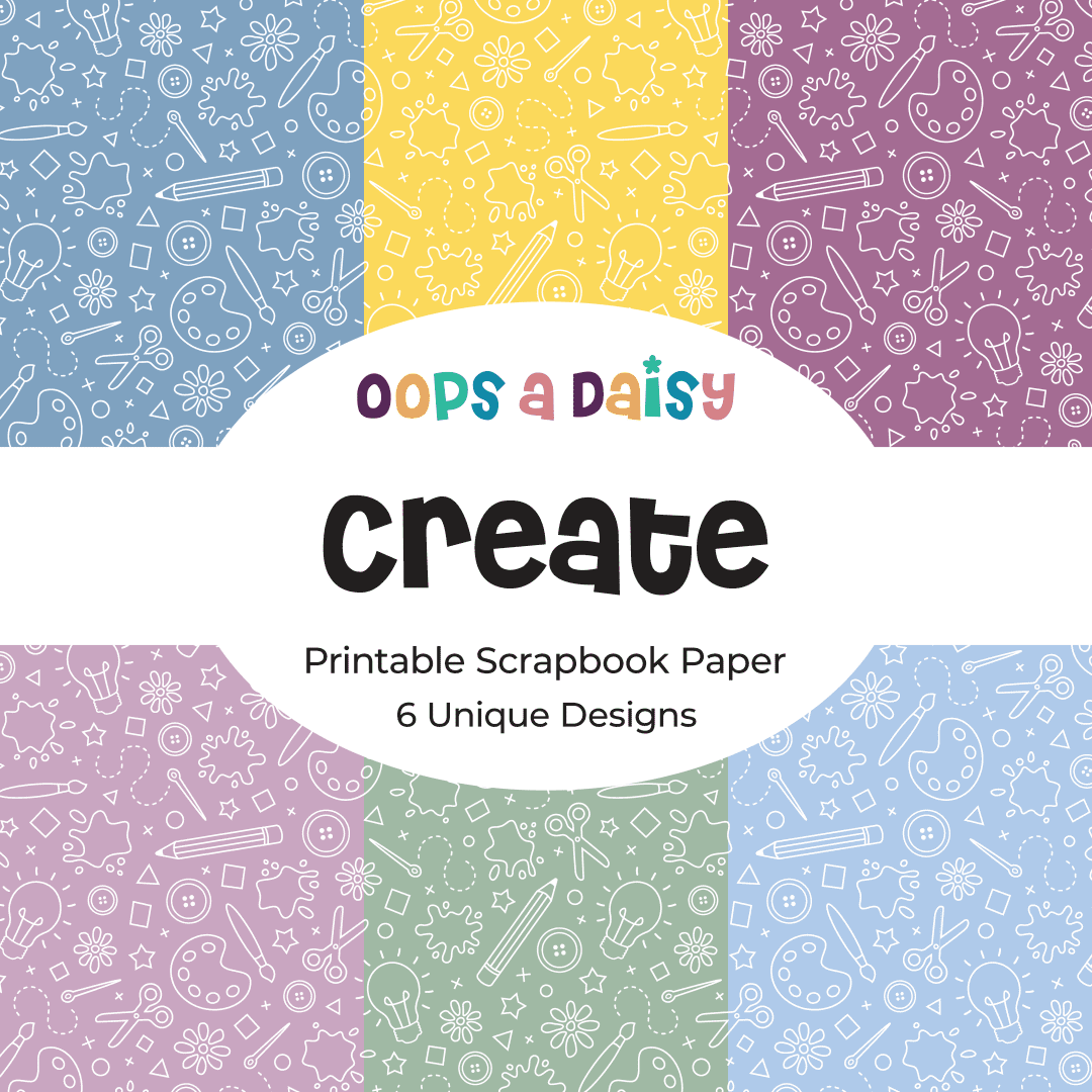 Create - Pattern Printables - Digital Download