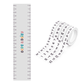 SMART Washi Tape Bundle - PLUS Bonus Journal Grid Ruler