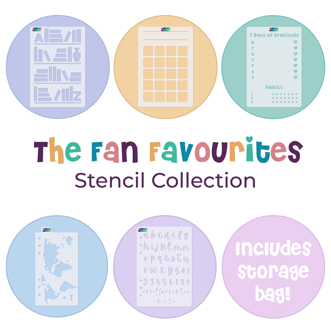 The Fan Favourites Stencil Collection - Save 25%