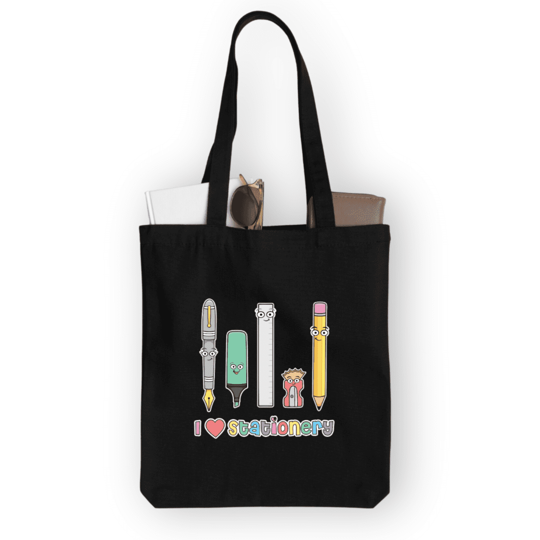 I Heart Stationery - Cotton Tote Bag