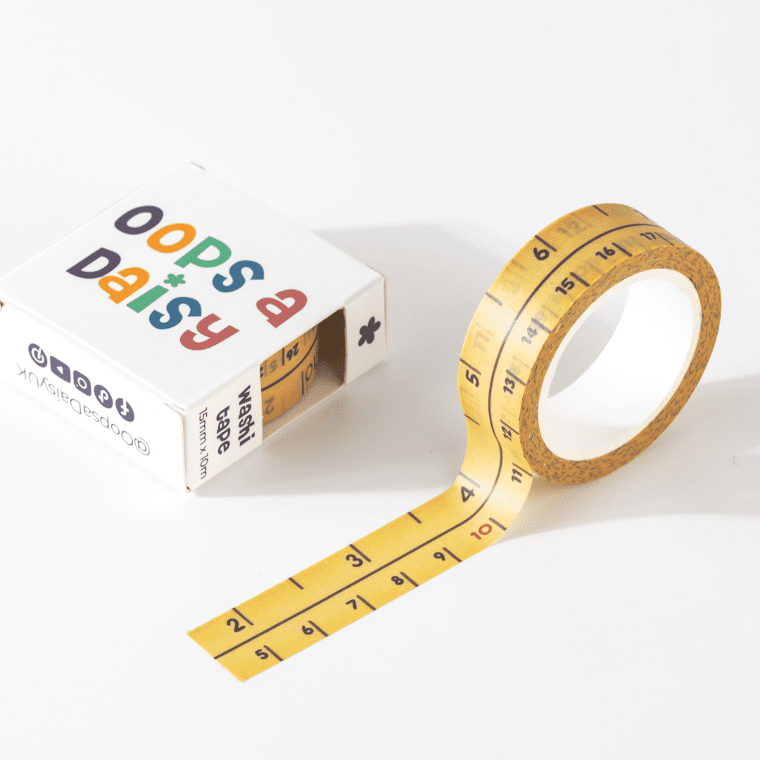 Measuring Tape Washi Tape