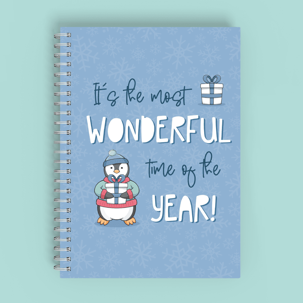 The Most Wonderful Time of the Year - A5 Wire Bound Christmas Planner