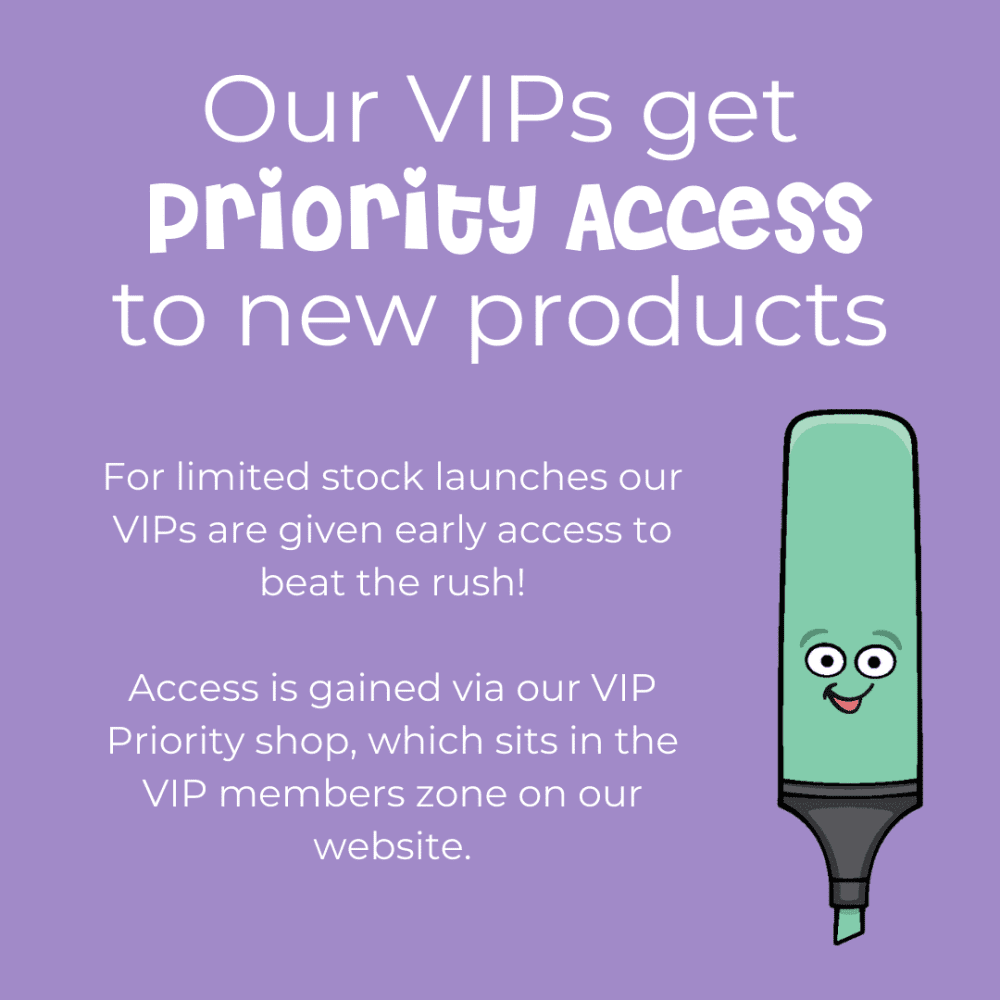 Our VIPs get priority access to new products